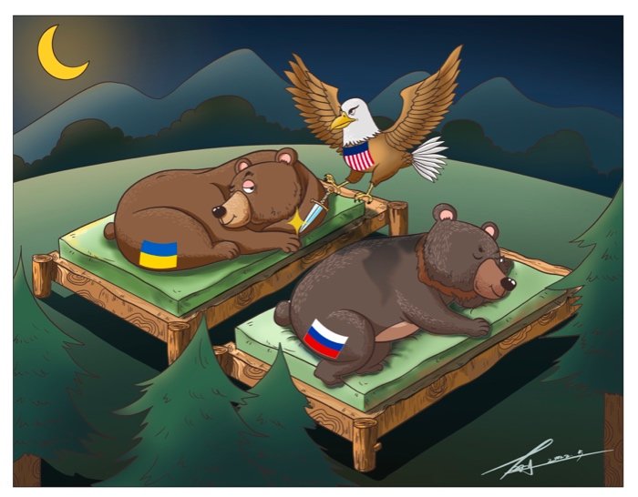 الصراع الروسي الأوكراني: من أشعل  نار الفتنة بين الاخوة ؟