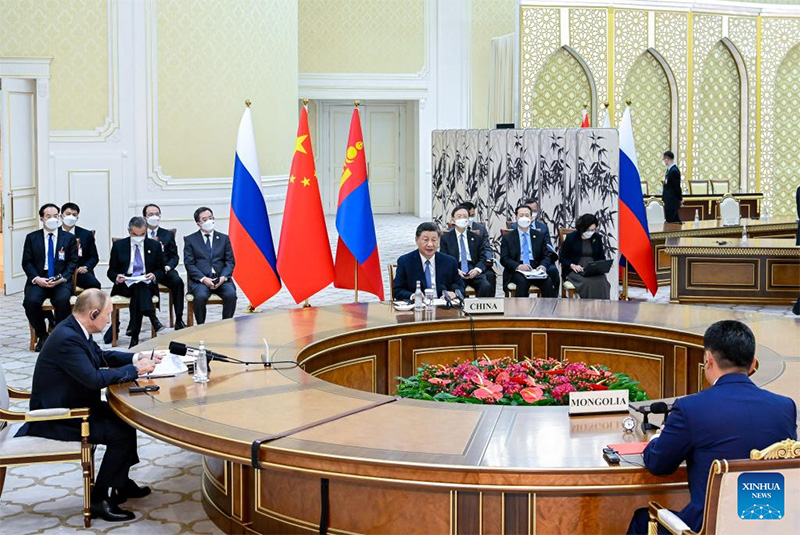شي يحضر الاجتماع السادس لرؤساء دول الصين وروسيا ومنغوليا