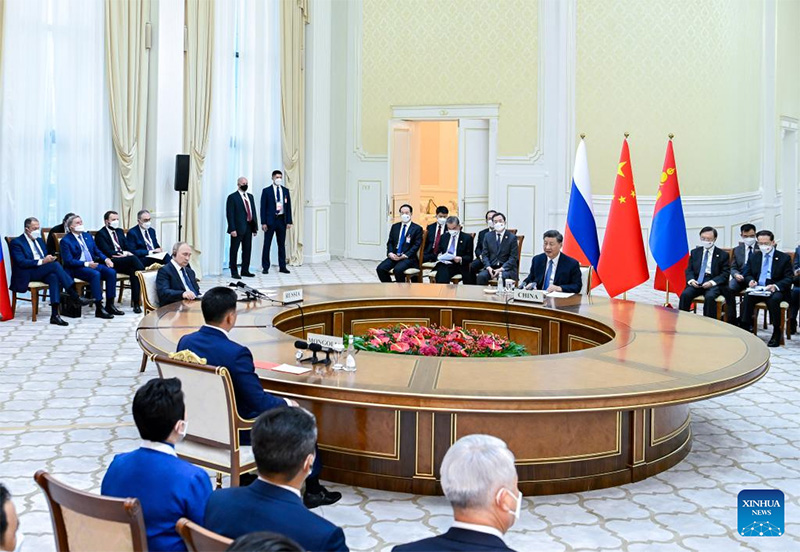 شي يحضر الاجتماع السادس لرؤساء دول الصين وروسيا ومنغوليا