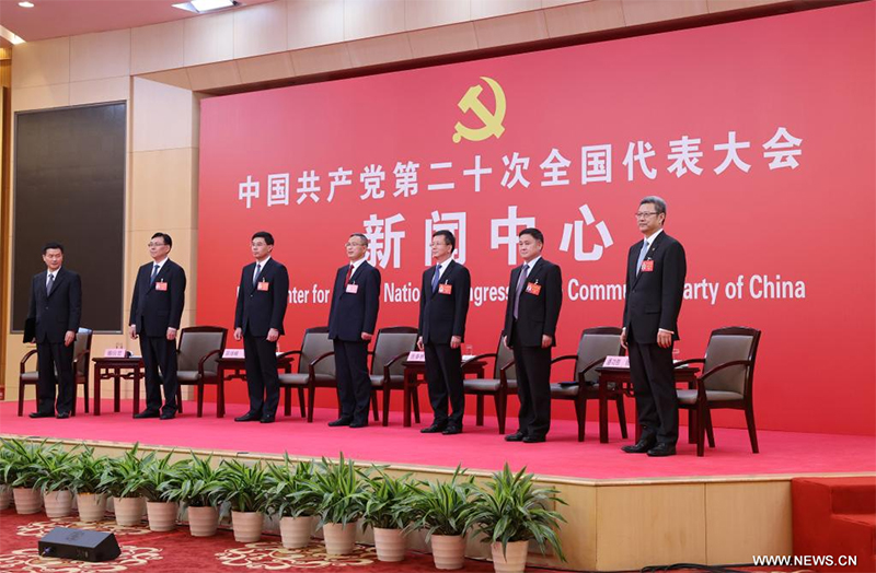 مقابلة جماعية على هامش المؤتمر الوطني الـ20 الجاري للحزب الشيوعي الصيني