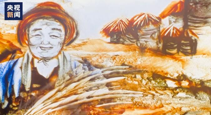 الرومانسية الصينية في أعمال الرسم بالرمل للرسامة خه سودان