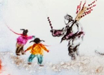 الرومانسية الصينية في أعمال الرسم بالرمل للرسامة خه سودان