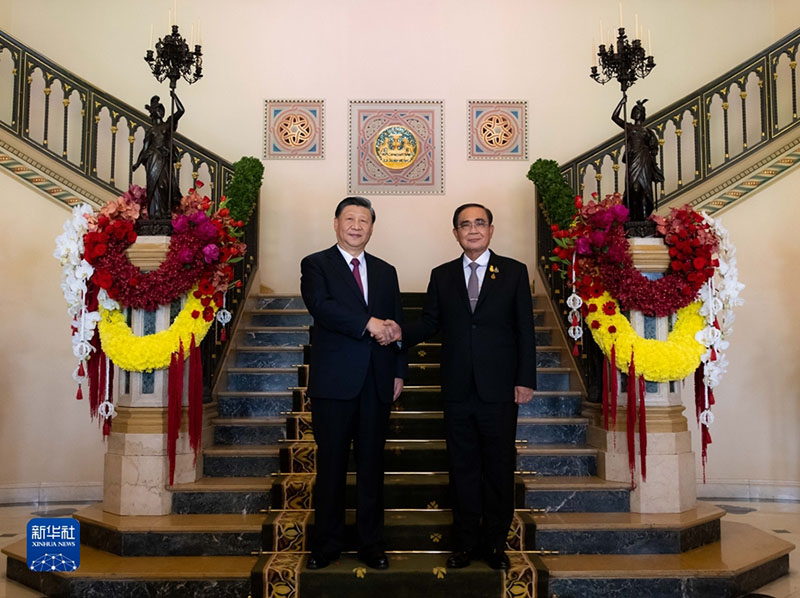 شي وبرايوت يتفقان على بناء مجتمع مصير مشترك أكثر استقرارا وازدهارا واستدامة بين الصين وتايلاند