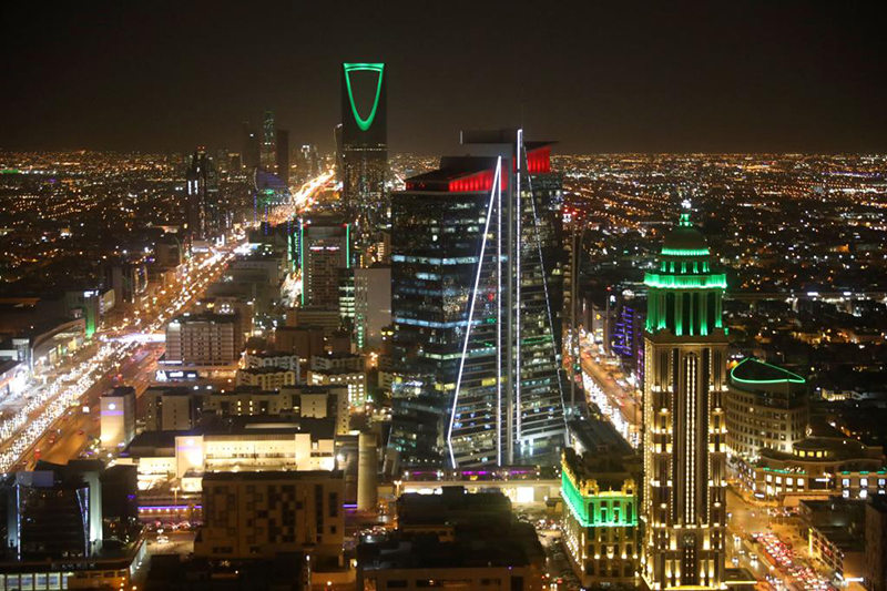الصورة: معالم مدينة الرياض في السعودية