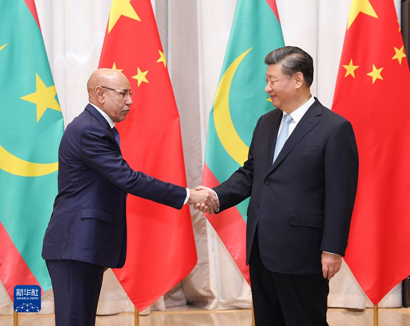 الرئيس الصيني شي جين بينغ: الصين مستعدة للعمل مع موريتانيا للارتقاء بالتعاون الودي إلى مستويات أعلى