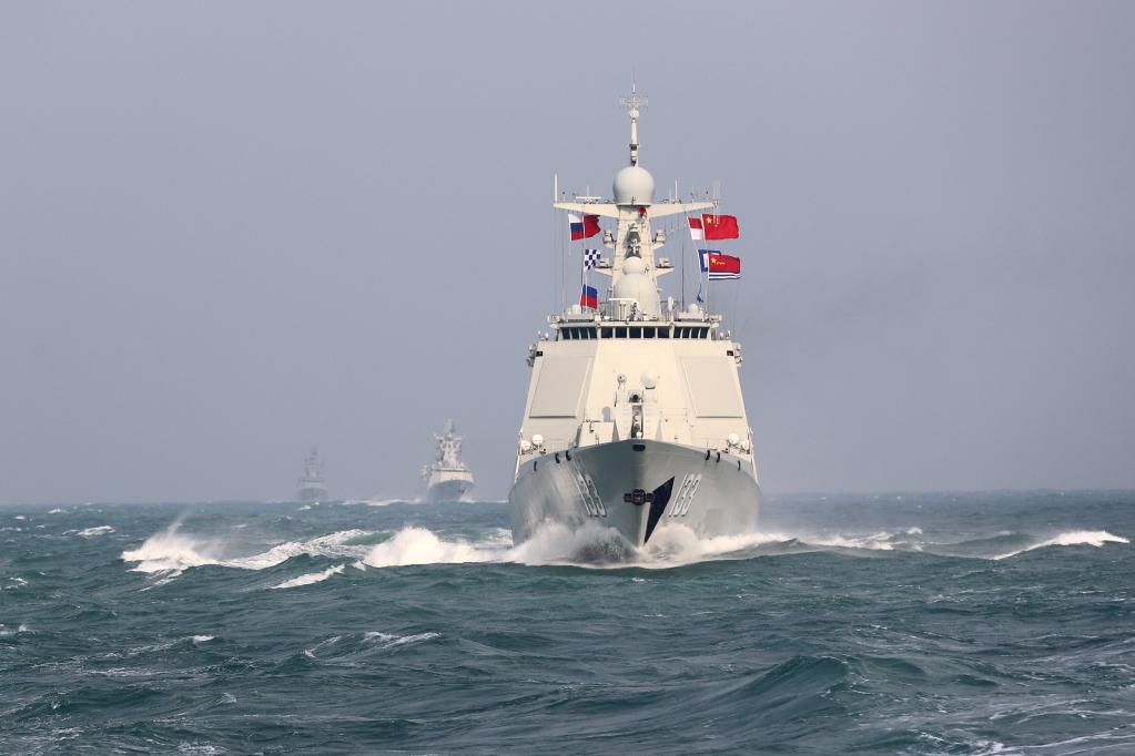 الصين وروسيا تجريان مناورات بحرية مشتركة