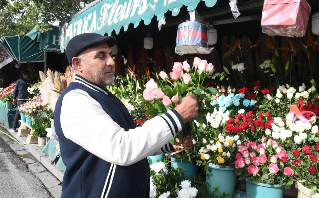 سوق للزهور في تونس العاصمة