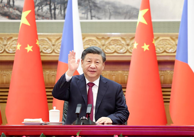 الرئيسان الصيني والتشيكي يعقدان اجتماعا عبر رابط فيديو