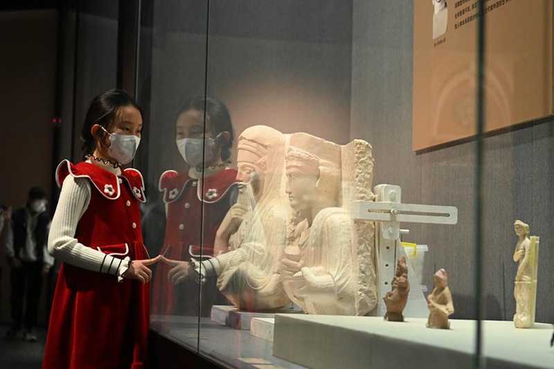 الصورة: معرض للآثار السورية القديمة بمتحف خبي في الصين