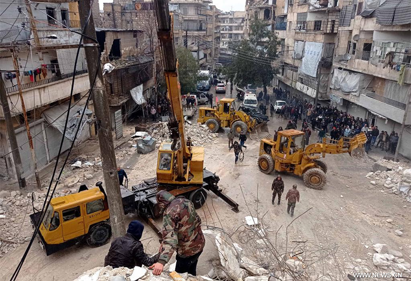 الصحة السورية: ارتفاع عدد ضحايا الزلزال إلى 538 قتيلا و1353 إصابة في حلب وحماة واللاذقية وطرطوس