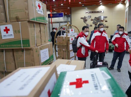 جمعية الصليب الأحمر الصيني ترسل مساعدات عاجلة إلى سوريا