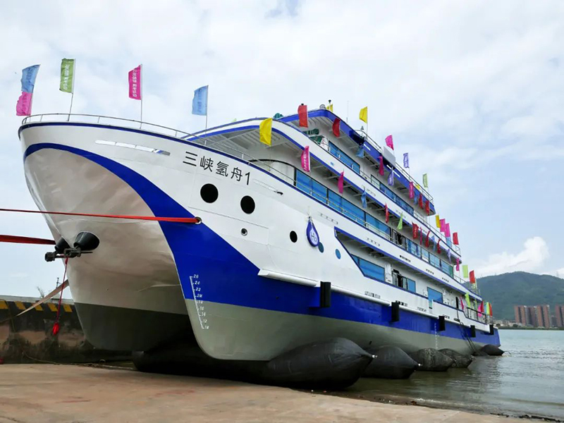 الصين تطلق أول سفينة محلية الصنع تعمل بخلايا وقود الهيدروجين بقدرة 500 كيلو واط