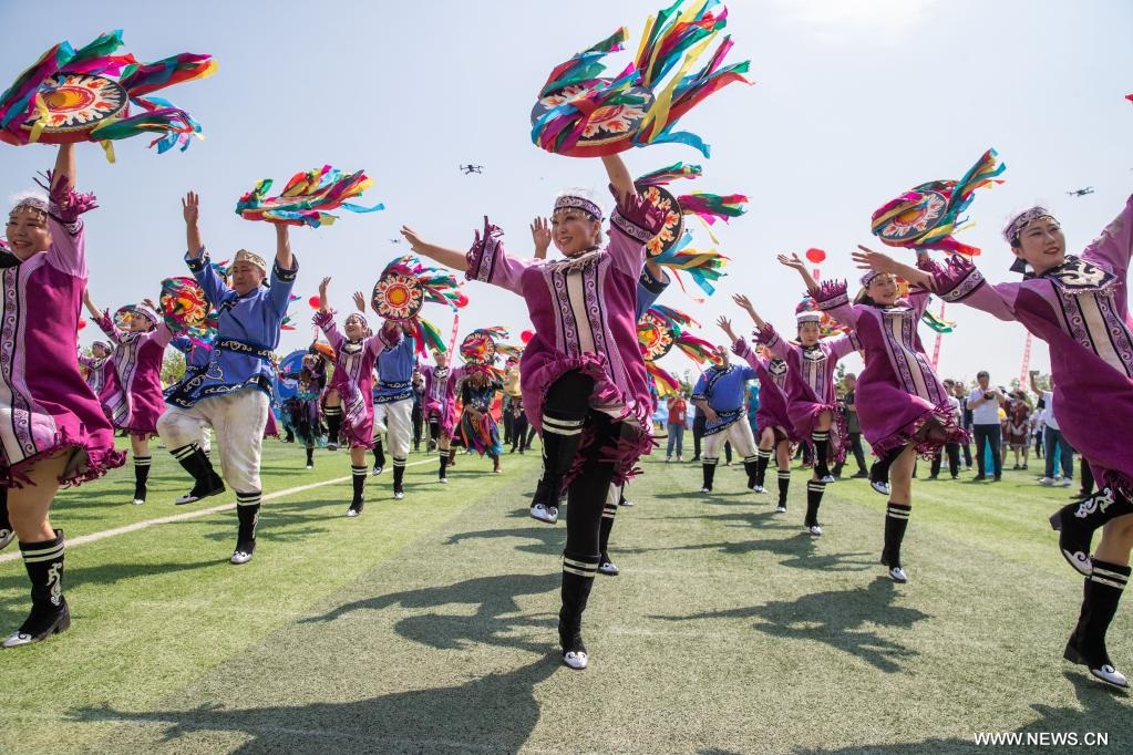 فعاليات مهرجان ووريقونغ في مقاطعة هيلونغجيانغ بشمال شرقي الصين