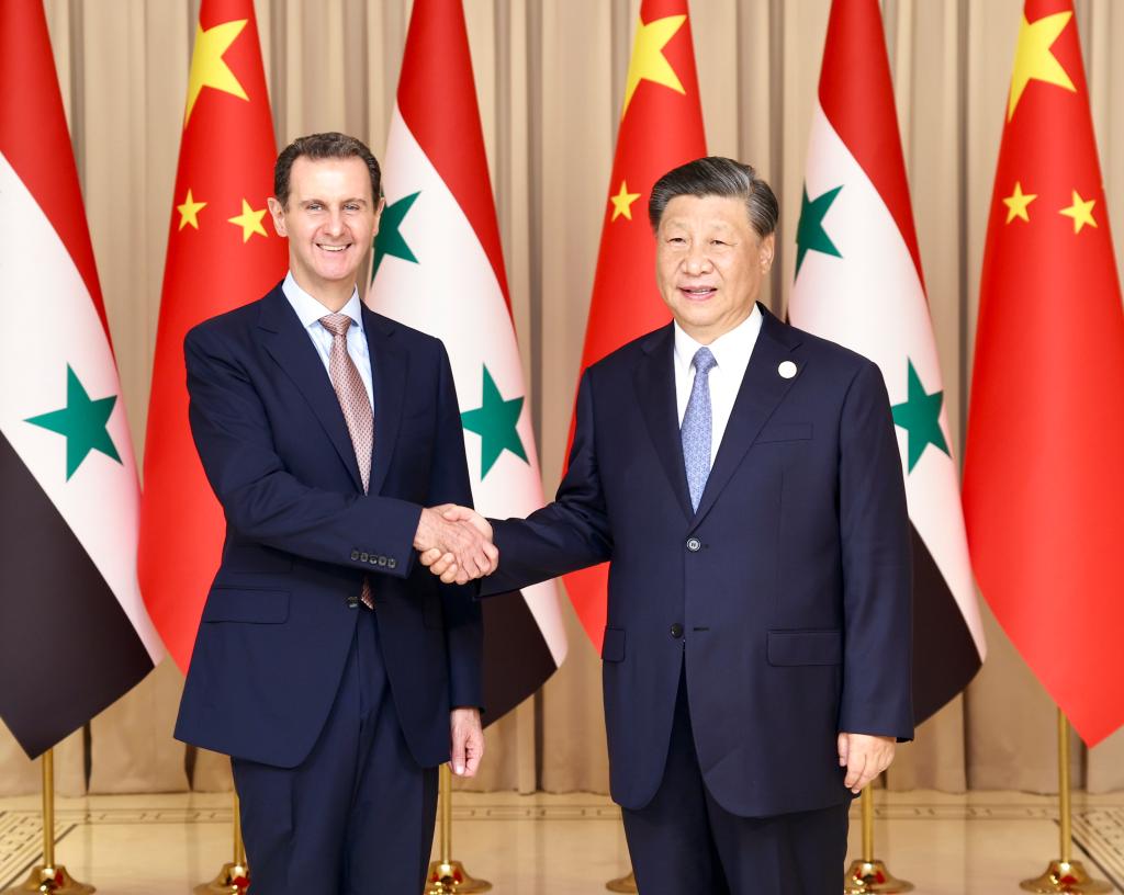 الرئيسان الصيني والسوري يعلنان بشكل مشترك إقامة شراكة استراتيجية بين البلدين