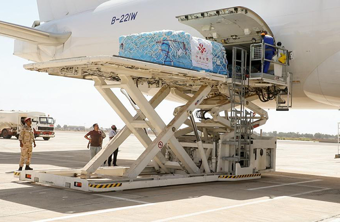 الصين ترسل 90 طنا من المساعدات الإنسانية العاجلة إلى ليبيا لمواجهة تداعيات العاصفة دانيال