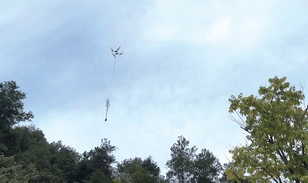لأول مرة.. مقاطعة هوبي تستخدم الطائرات بدون طيار في عملية 