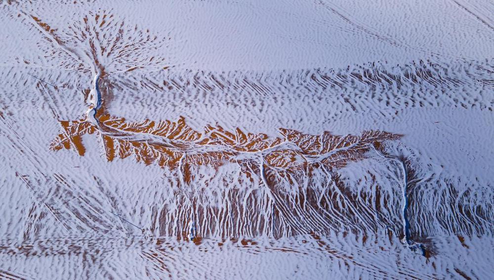 الطبيعة ترسم في آلي بالتبت