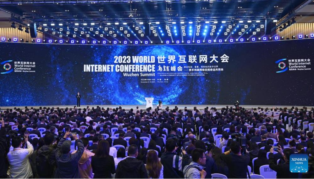 انطلاق فعاليات قمة ووتشن لمؤتمر الإنترنت العالمي 2023 في شرقي الصين
