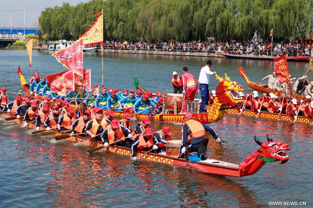 فعاليات معرض ماوشان للقوارب في مقاطعة جيانغسو شرقي الصين