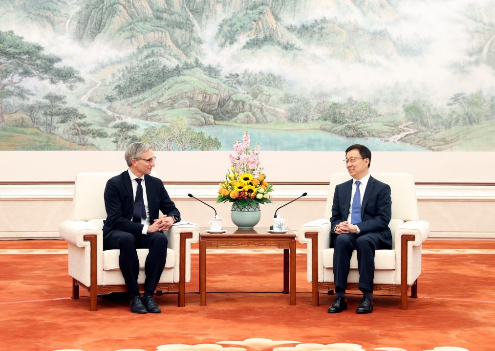 نائب الرئيس الصيني يجتمع مع الرئيس التنفيذي لشركة ((رويال فيليبس))