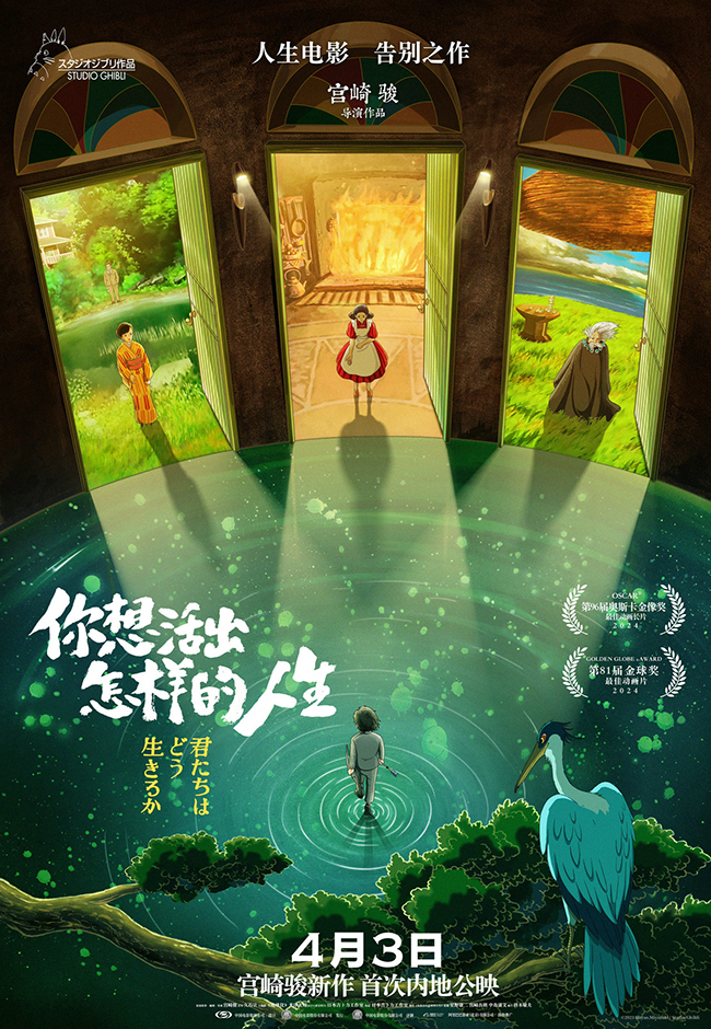 فيلم الرسوم المتحركة الخيالي للمخرج هاياو ميازاكي يواصل تصدر قائمة إيرادات شباك التذاكر بالصين