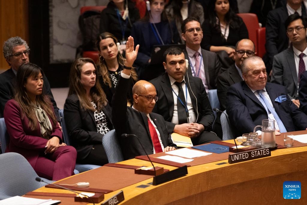 الولايات المتحدة تصوت بمجلس الأمن ضد طلب فلسطين الحصول على عضوية كاملة بالأمم المتحدة