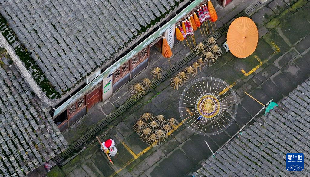 مظلة لوتشو، الأحفورة الحية لفن المظلة الشعبية الصينية