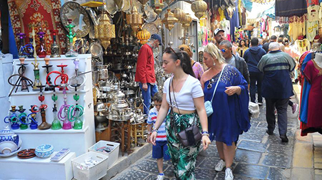 ارتفاع عائدات القطاع السياحي التونسي بنسبة 7.8% في خمسة أشهر