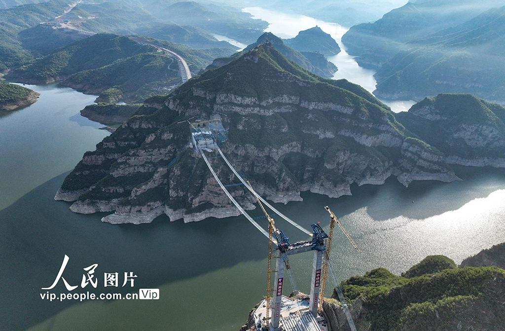 تسريع أعمال بناء جسر جيوان-شينآن العابر على النهر الأصفر في خنان