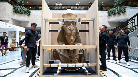 لأول مرّة في آسيا، شانغهاي تستقبل 788 قطعة أثرية مصرية