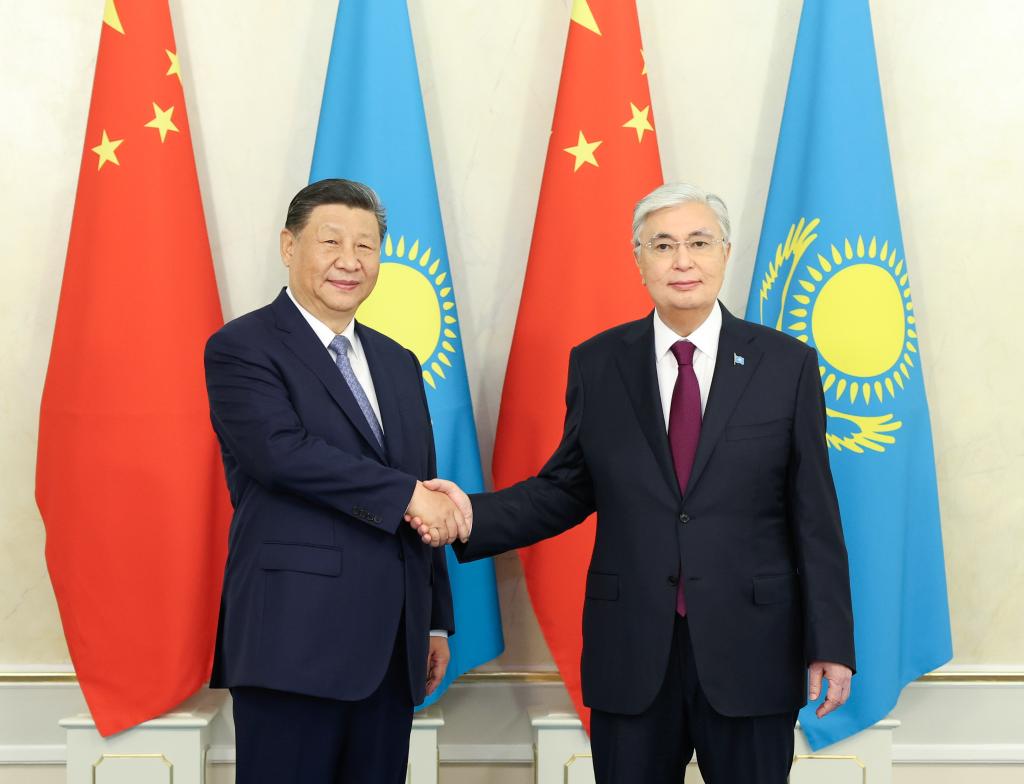 شي يقول إنه مستعد للعمل مع توكاييف لبناء مجتمع مصير مشترك أكثر جوهرية وديناميكية بين الصين وكازاخستان