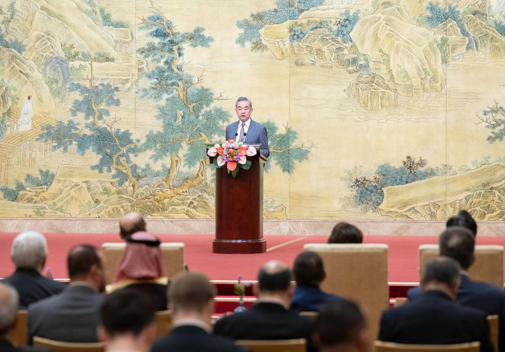 وزير الخارجية الصيني: الصين تقترح نهجا من ثلاث خطوات لحل القضية الفلسطينية