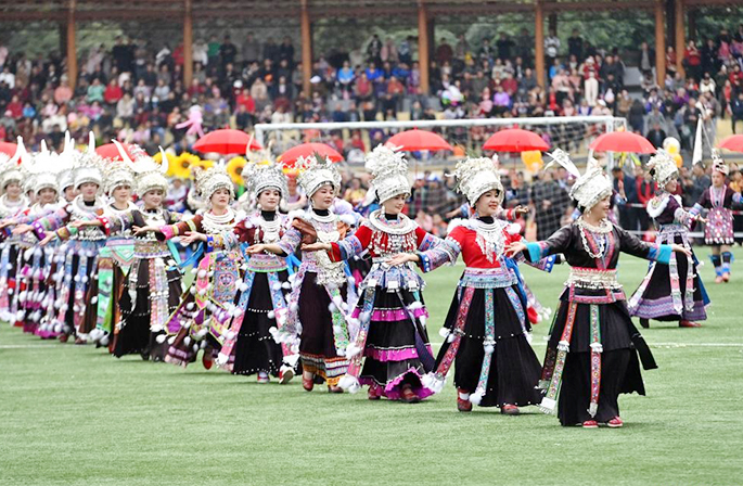 مهرجان تقليدي في جنوبي الصين