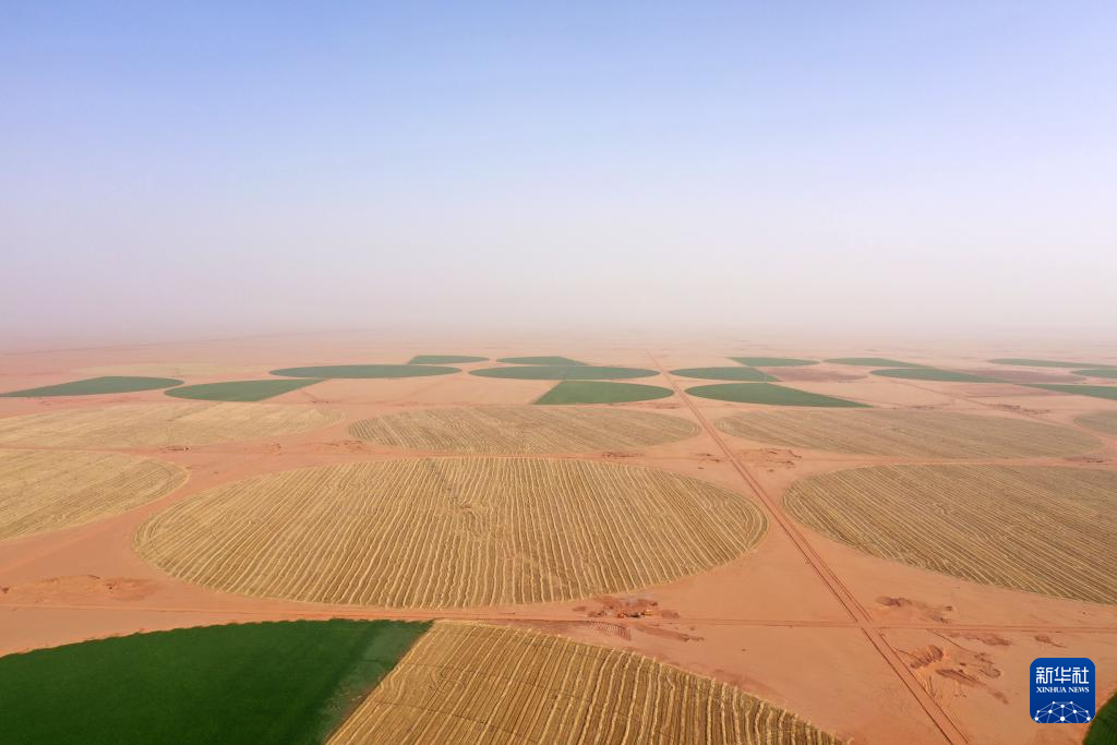 فرق حفر الآبار الصيني في الصحراء