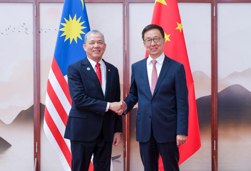 نائب الرئيس الصيني يلتقي نائب رئيس الوزراء الماليزي