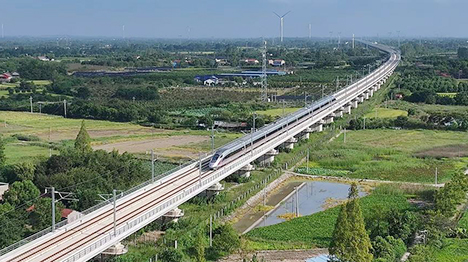 5.7 في المائة ارتفاعا في استثمارات الصين في السكك الحديدية خلال فترة يناير-أكتوبر