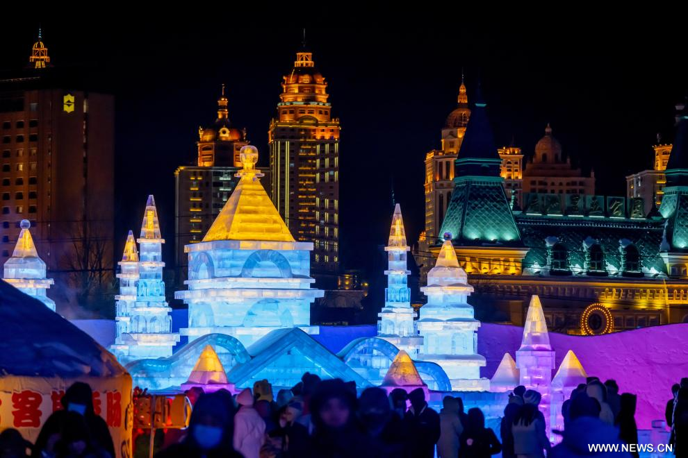 مهرجان الجليد والثلج الدولي الصيني-الروسي-المنغولي في شمالي الصين