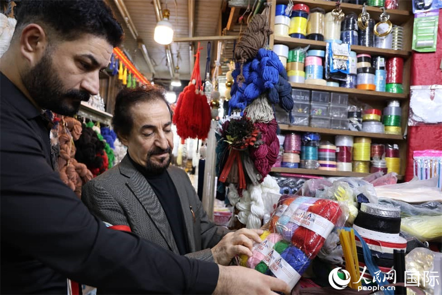 المنتجات الصينية تُنعش سوق المنسوجات المنزلية في بغداد