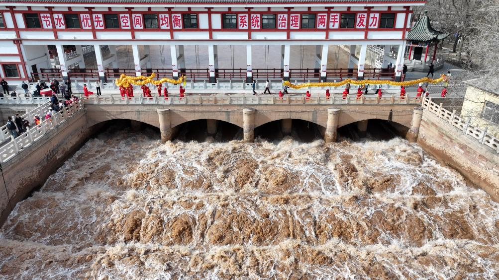 الصورة: بدء الري الربيعي في منطقة نينغشيا بشمال غربي الصين