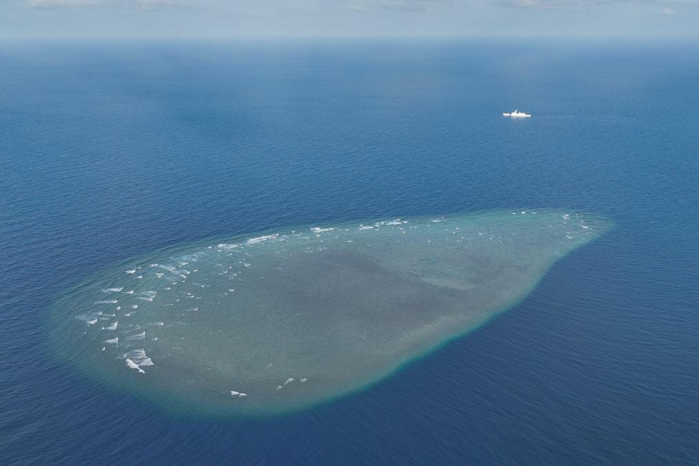 الصورة: شعاب مرجانية في بحر الصين الجنوبي