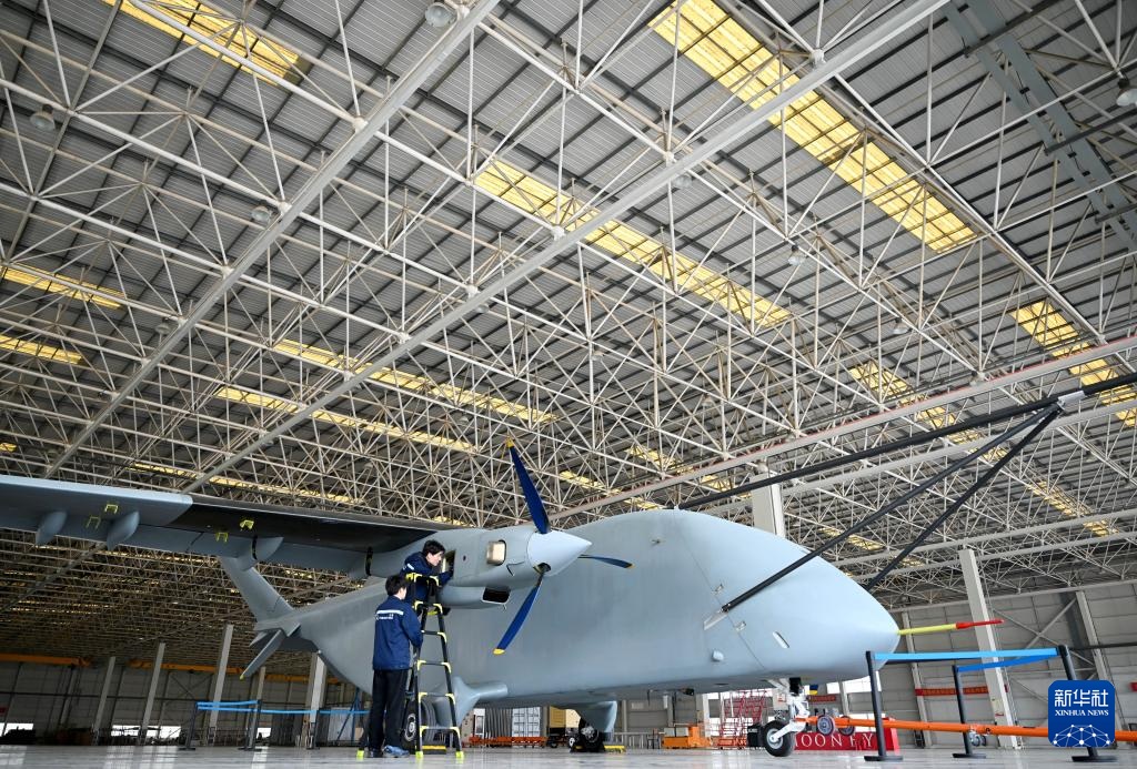 طائرة الشحن الصينية دون طيار