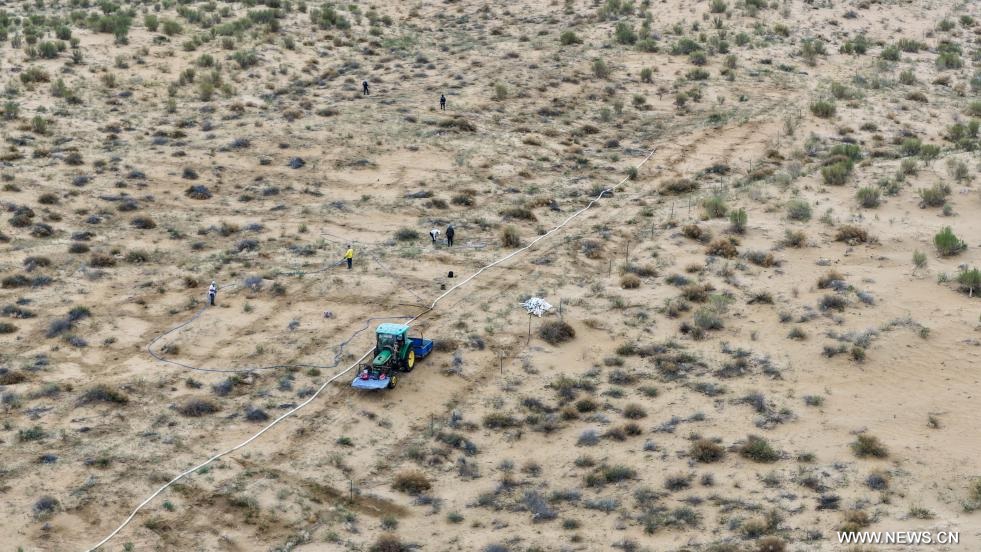 جهود مكافحة التصحر في منطقة منغوليا الداخلية بشمالي الصين