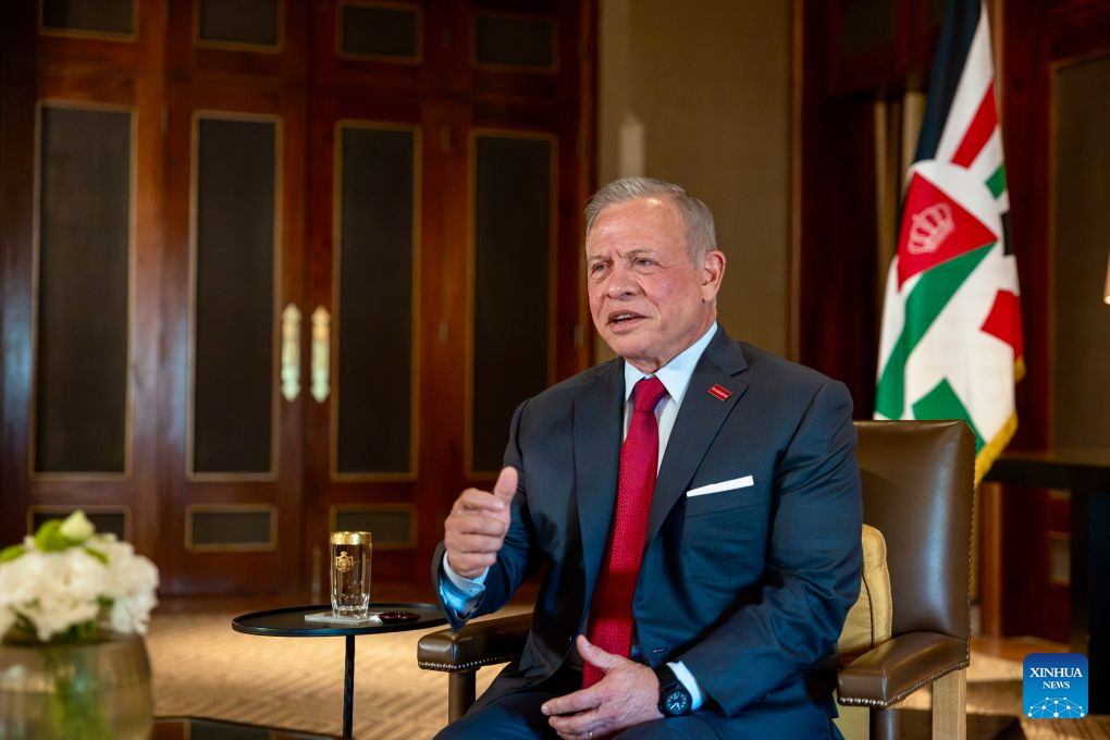 مقابلة : العاهل الأردني: نتطلع إلى توسيع نطاق التعاون ومواصلة تعميق الشراكة الإستراتيجية بين الأردن والصين