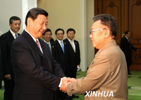 كيم جونج إيل يلتقي نائب الرئيس الصيني\r\n\r\n