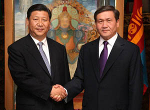 نائب الرئيس الصيني يدعو الى تعزيز التعاون مع منغوليا\r\n\r\n