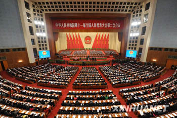 فيديو:افتتاح الدورة السنوية لمجلس الشعب الصيني