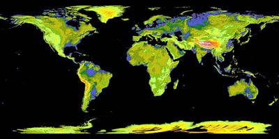 نشر وكالة «ناسا» الفضائية الاميركية أشمل خريطة عالمية 