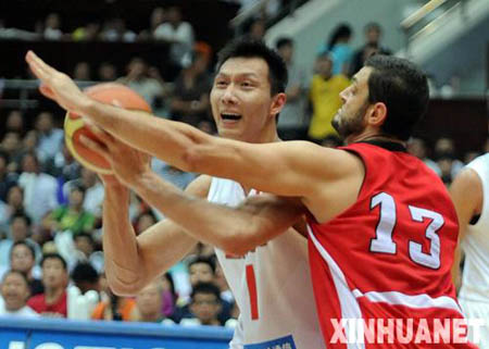 الصين تتأهل الى ربع النهائي في بطولة آسيا لكرة السلة بعد التغلب على نظيره الأردني\r\n