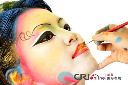 المهرجان العالمي لفن الرسم الملون على الجسم البشري فى دايجو الكورية الجنوبية 12 سبتمبر الحالي