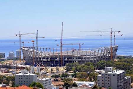 مشاريع ملاعب كأس العالم 2010 على وشك الإكتمال 